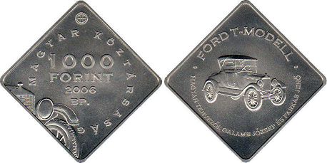 монета 1000 форинтов 2006