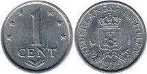 монета Нидерландские Антиллы 1 цент 1979