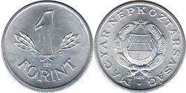 монета Венгрия 1 форинт 1989