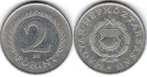 монета Венгрия 2 форинта 1963