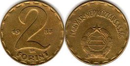 монета Венгрия 2 форинта 1988