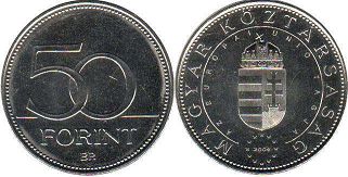 монета Венгрия 50 форинтов 2004