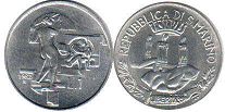 монета Сан-Марино 1 лира 1982