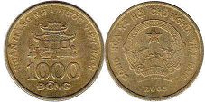 монета Вьетнам 1000 донг 2003