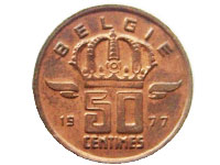 50 сантимов монета