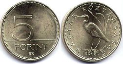 монета Венгрия 5 форинтов 2008