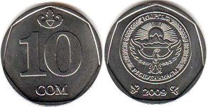 монета Кыргызстан 10 сом 2009