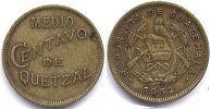 монета Гватемала 1/2 сентаво 1932